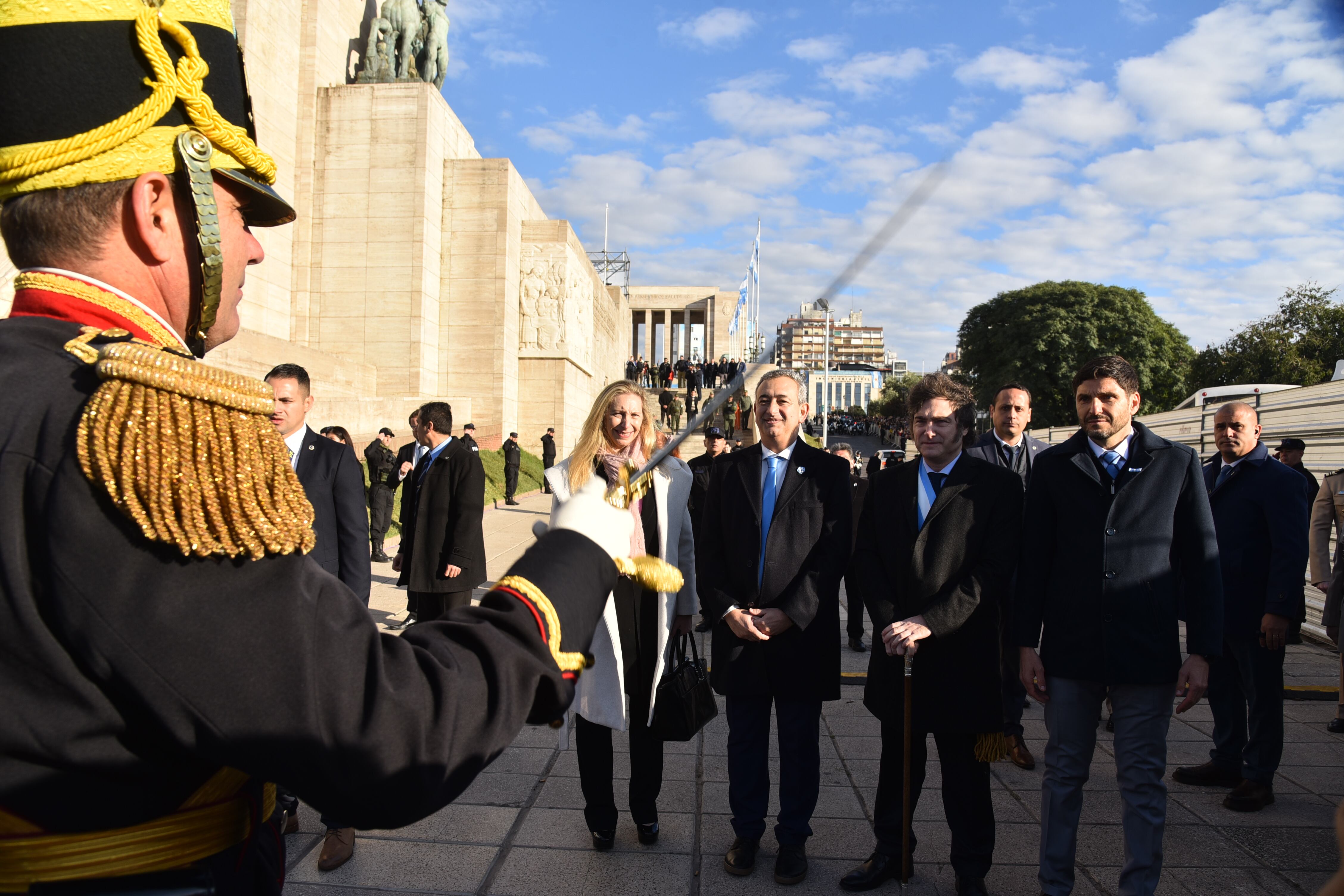 Acto día de la Bandera en Rosario