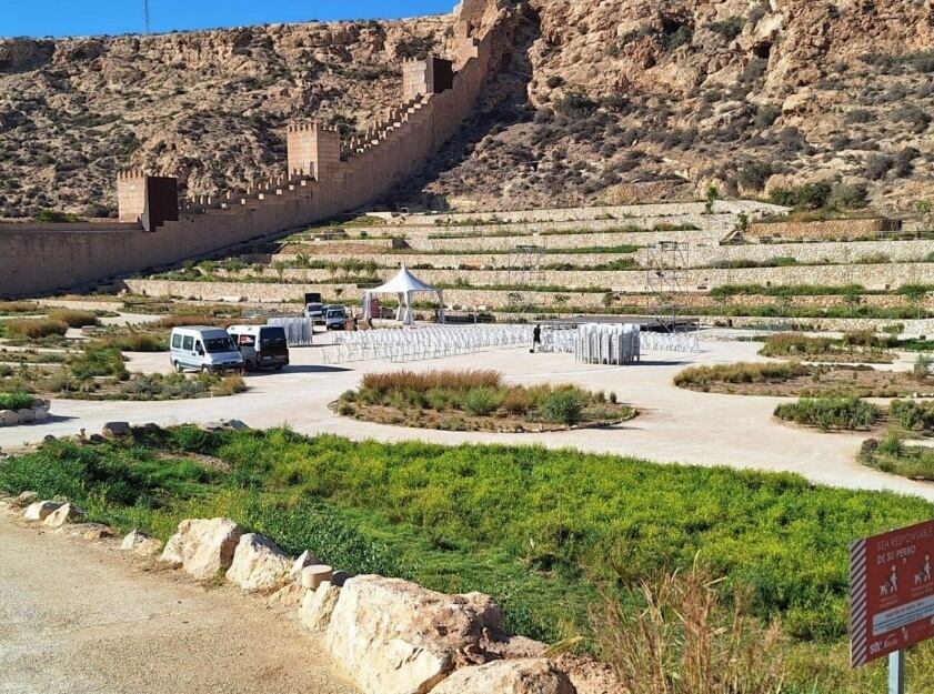 Adecuación del parque de La Hoya de Almería para la celebración de conciertos junto a la reserva sahariana de gacelas amenazadas. (EEZA-CSIC)