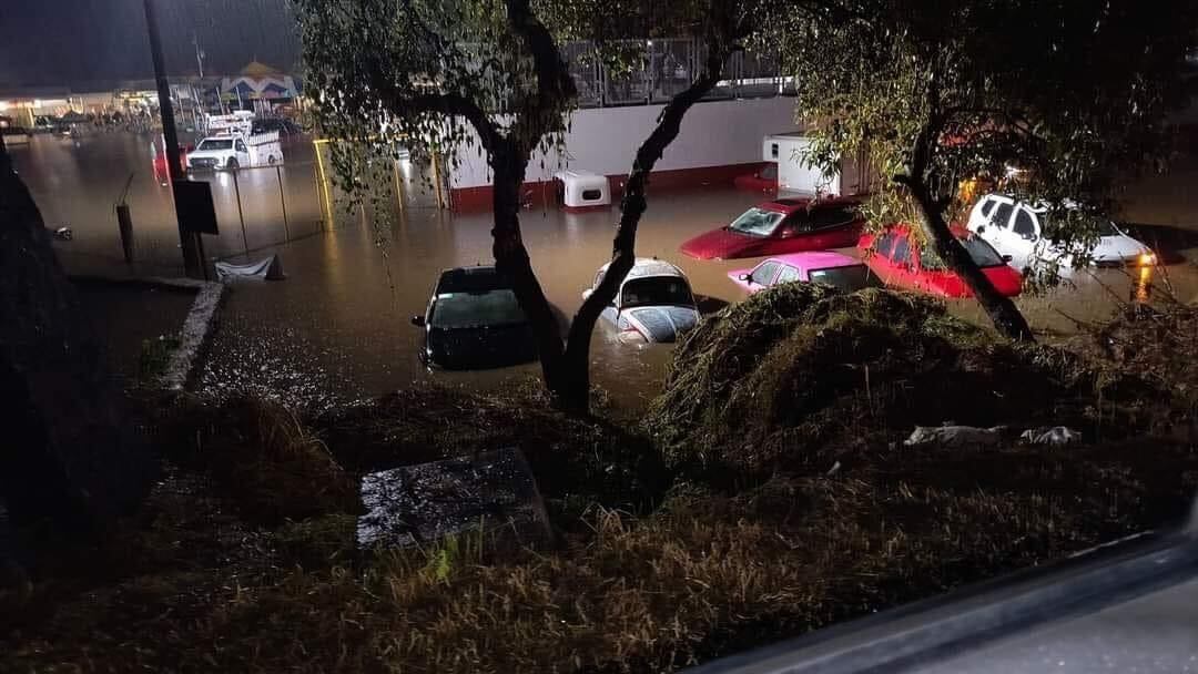 Feria del Mole - inundación San Pedro Atocpan