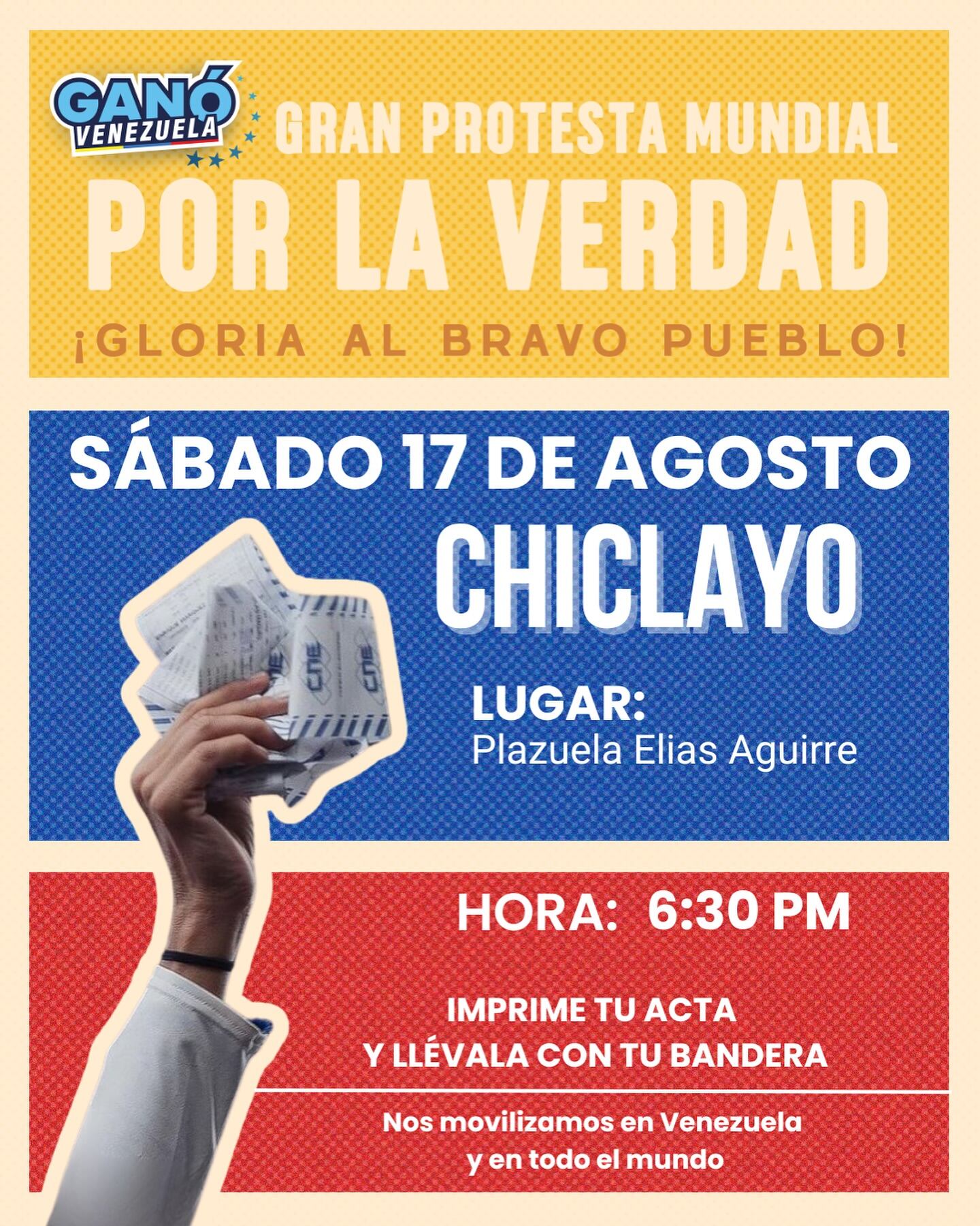 Venezolanos en Perú EN VIVO: convocan marcha contra el régimen de Nicolás Maduro en Lima, Trujillo, Ica y más ciudades