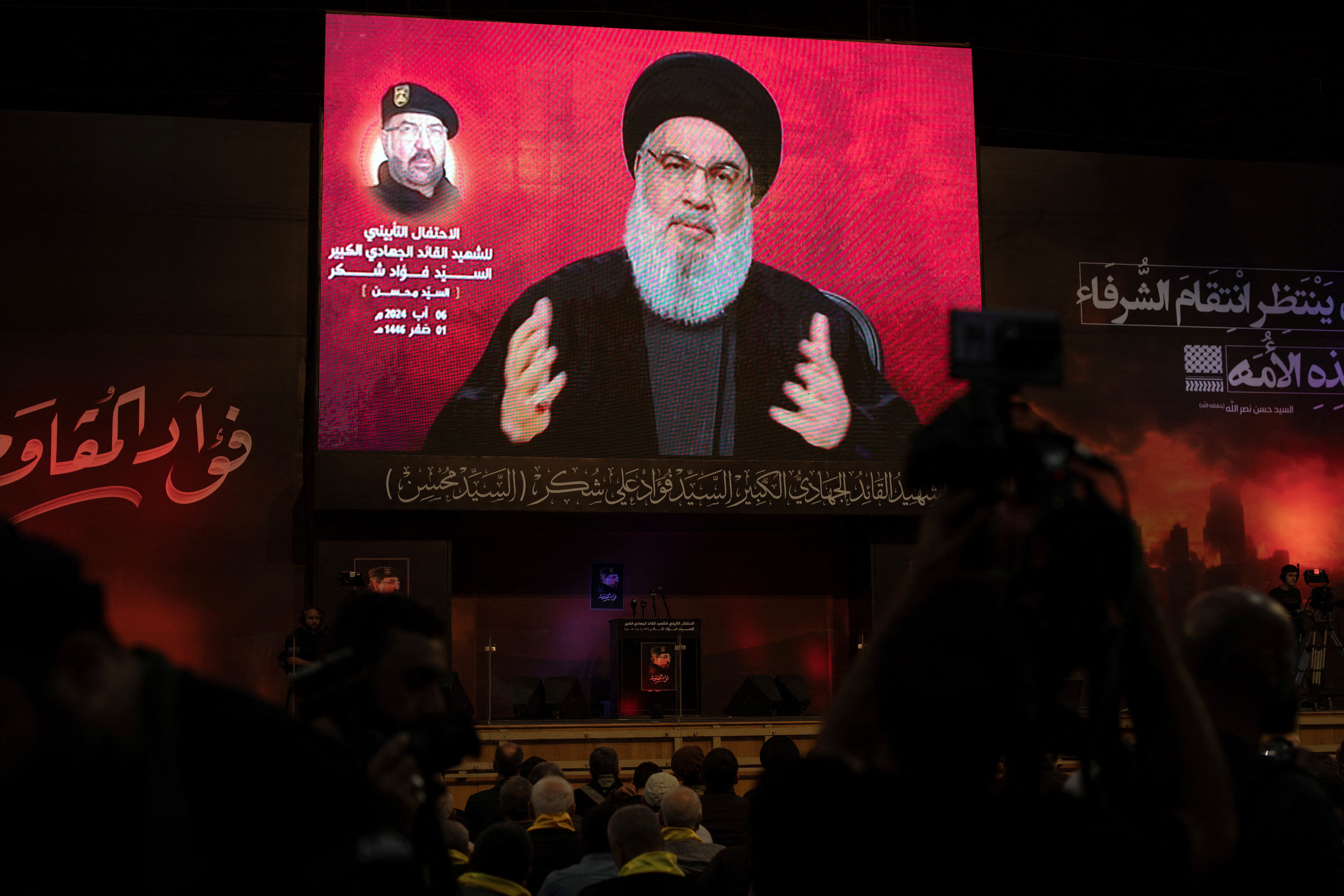 Hassan Nasrallah, jefe del grupo terrorista Hezbollah (REUTERS/Alkis Konstantinidis)