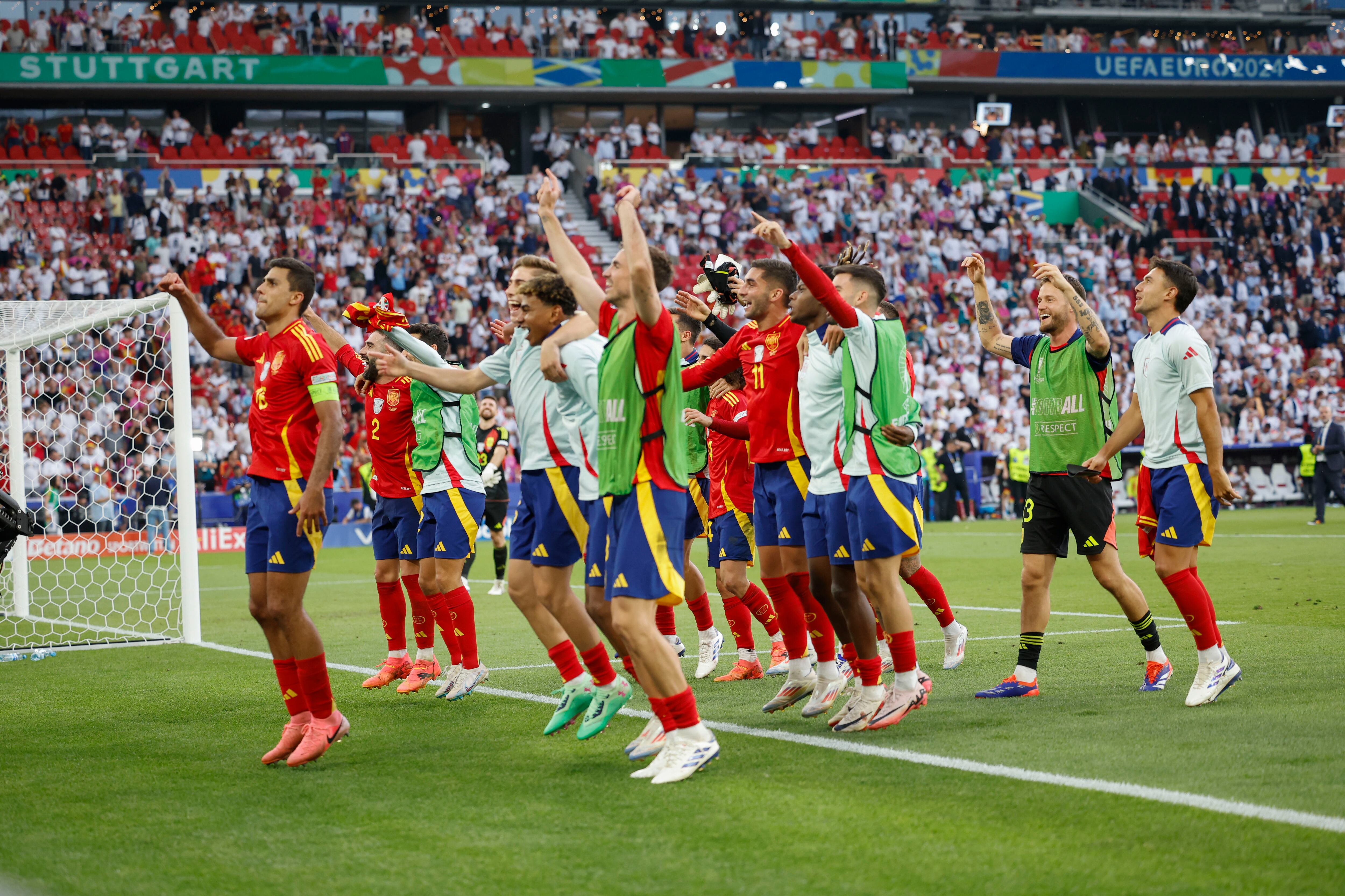 La selección de Rodri y compañía ha ganado todos los partidos del certamente. (Foto: EFE/Alberto Estévez) 