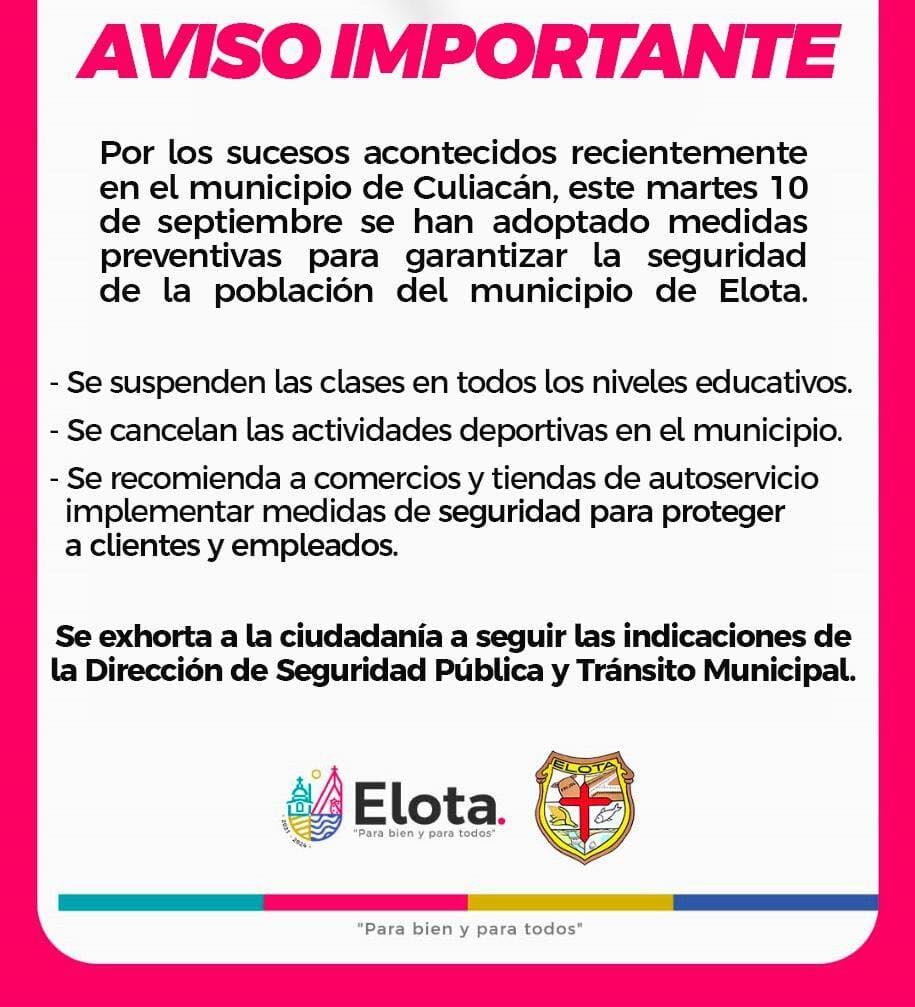 Clases en Elota