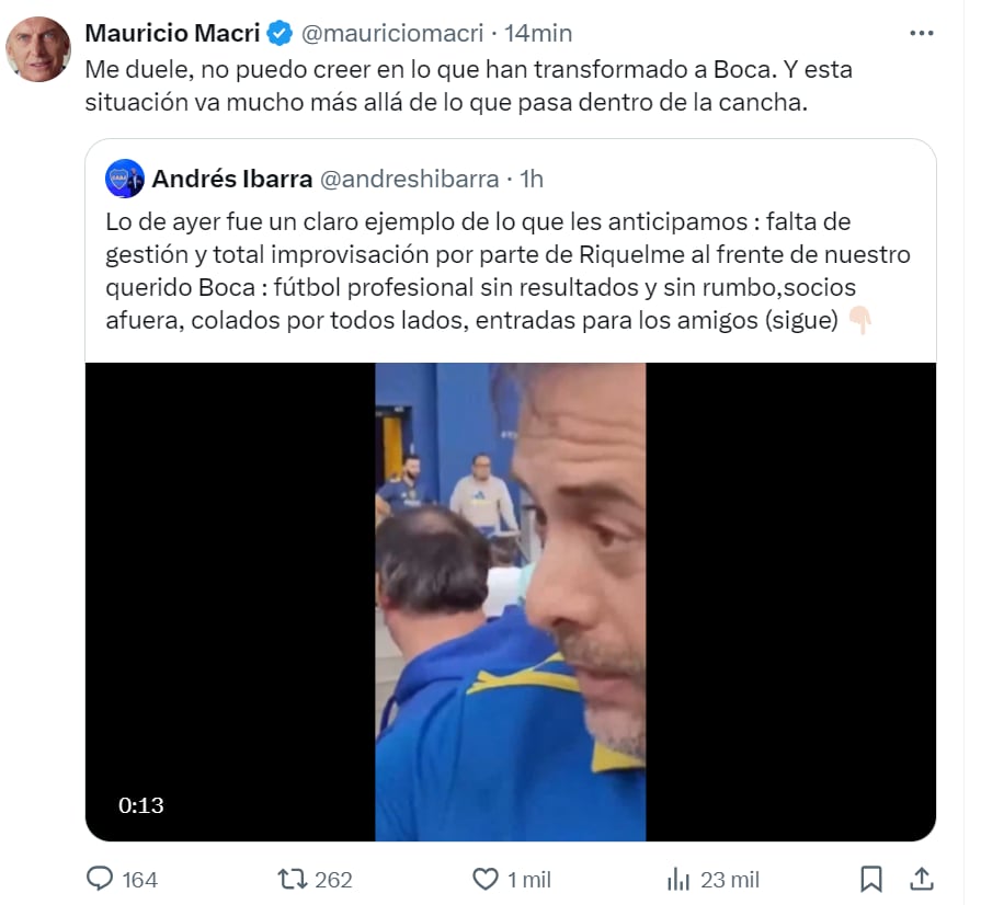 Macri-Riquelme