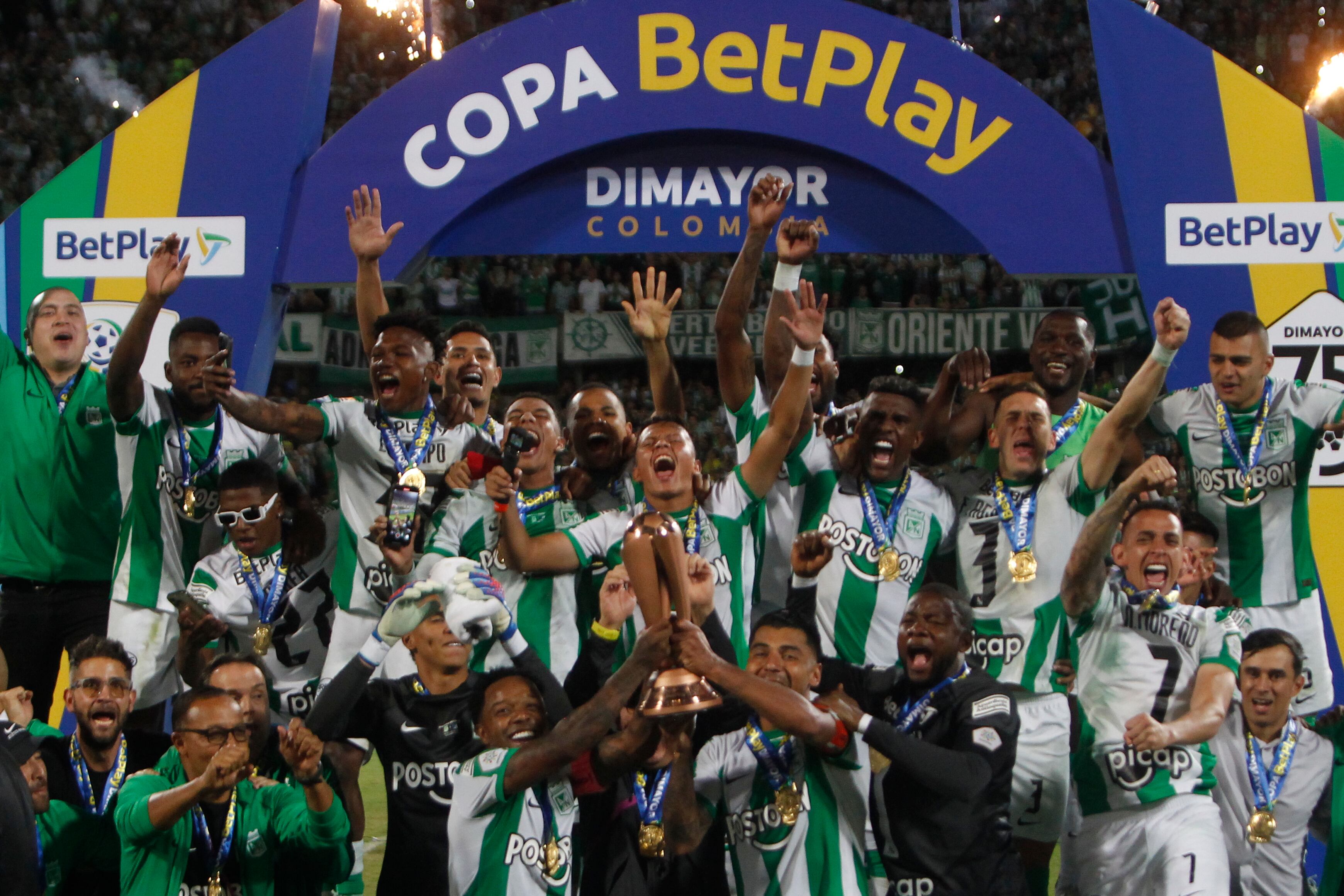 Atlético Nacional es el vigente campeón de la Copa Colombia - crédito Luis Eduardo Noriega Arboleda/EFE
