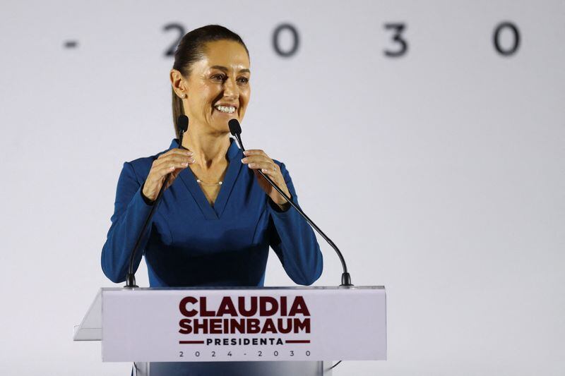 Claudia Sheinbaum seguirá con el nombramiento de políticos de su gabinete ampliado. (Foto: Reuters)