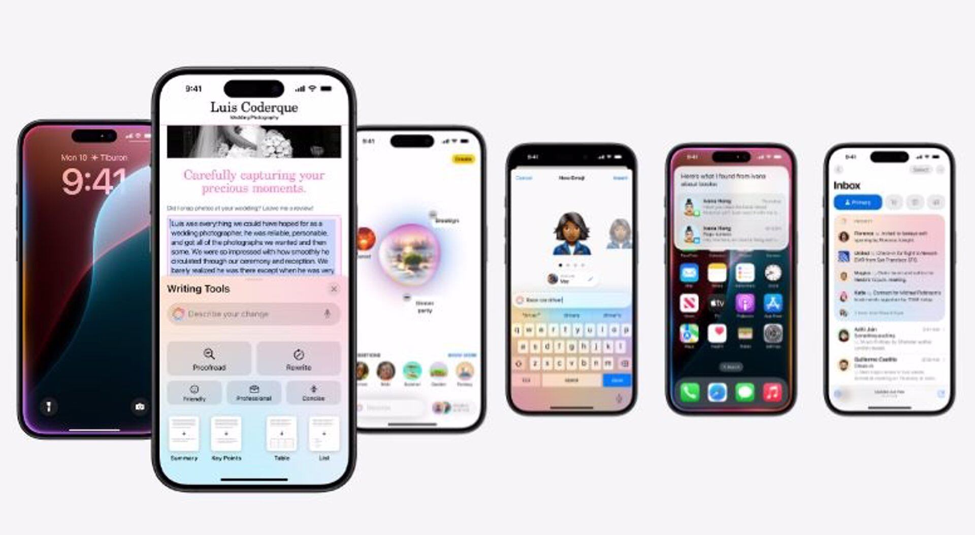 Apple Intelligence permite la personalización de la interfaz de iOS mediante IA. (Apple) 