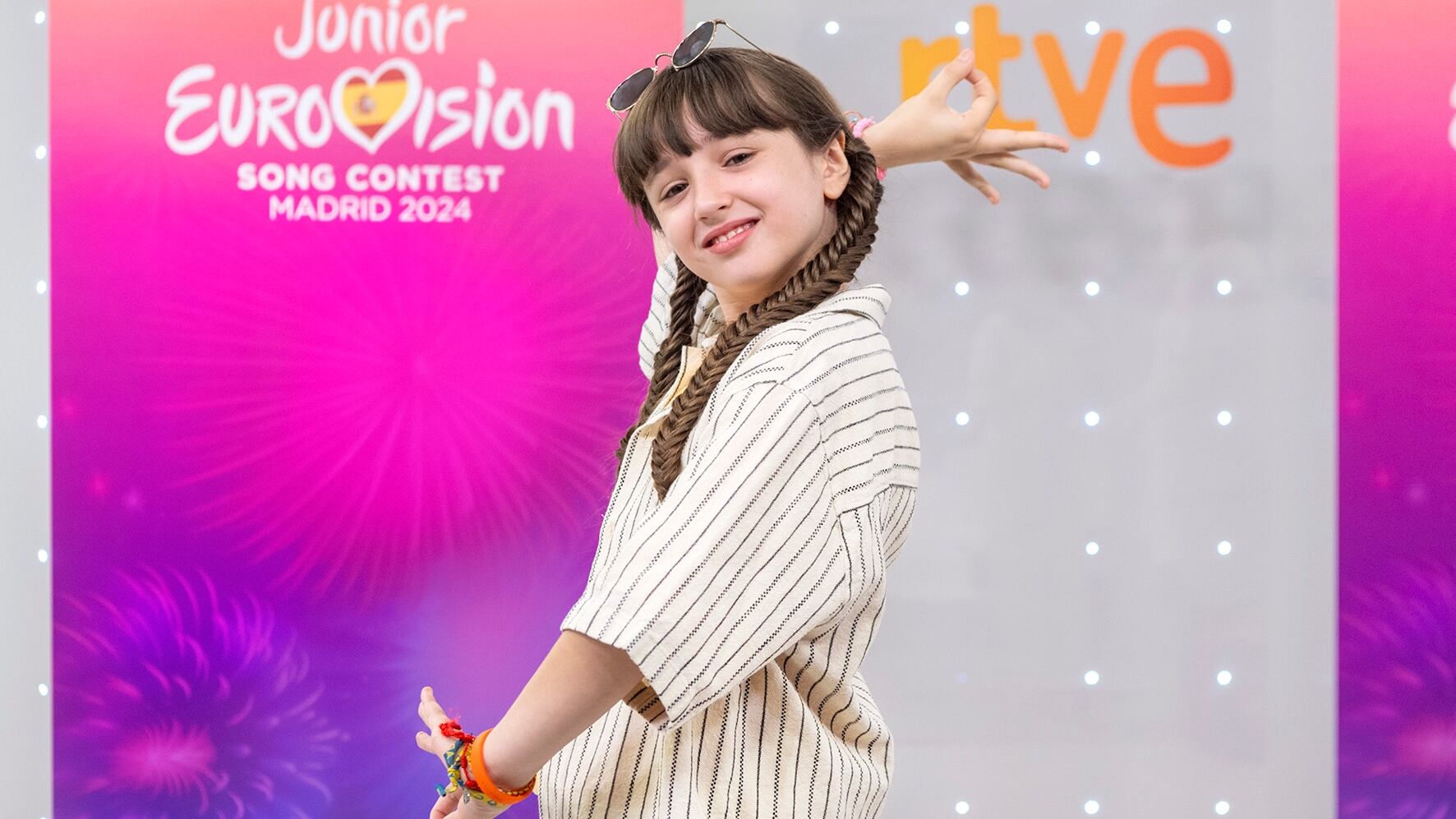 Chloe DelaRosa en una imagen oficial de Eurovisión Junior (RTVE)