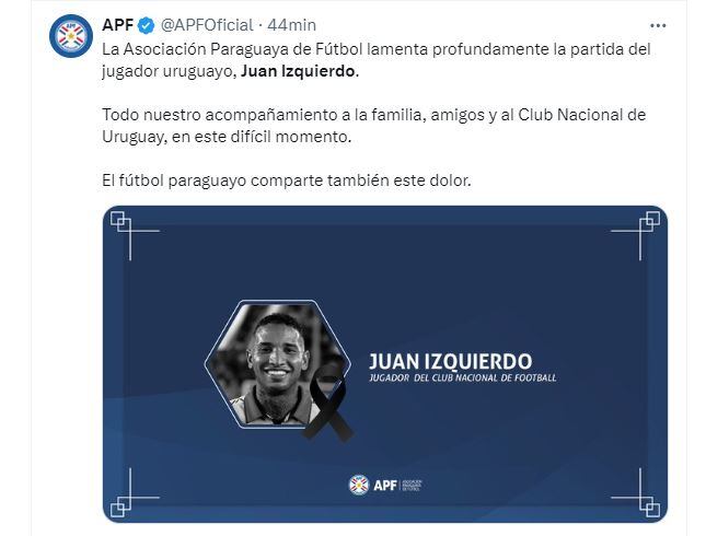 Asociación Paraguaya de Fútbol juan izquierdo