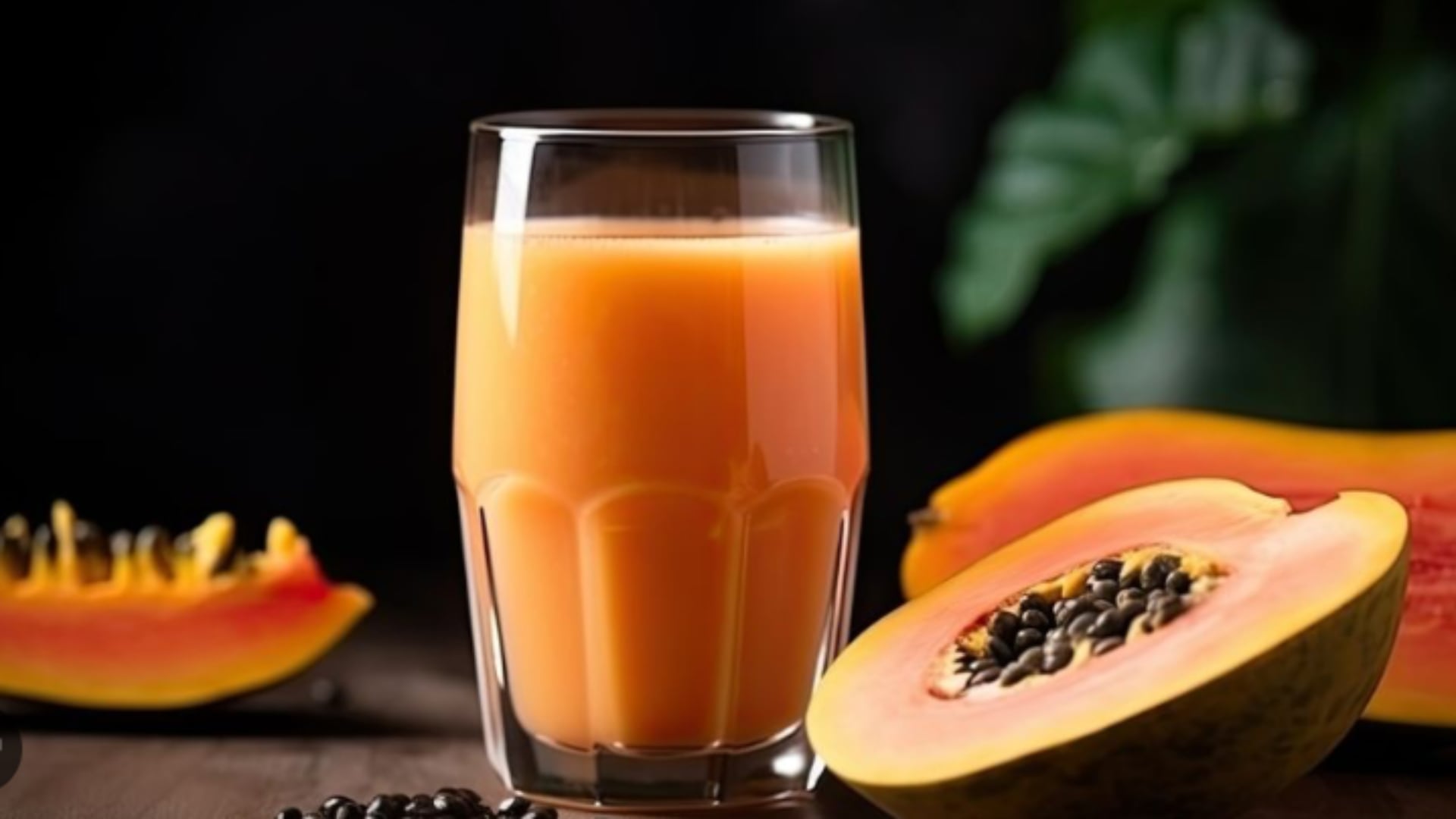 Licuado de papaya