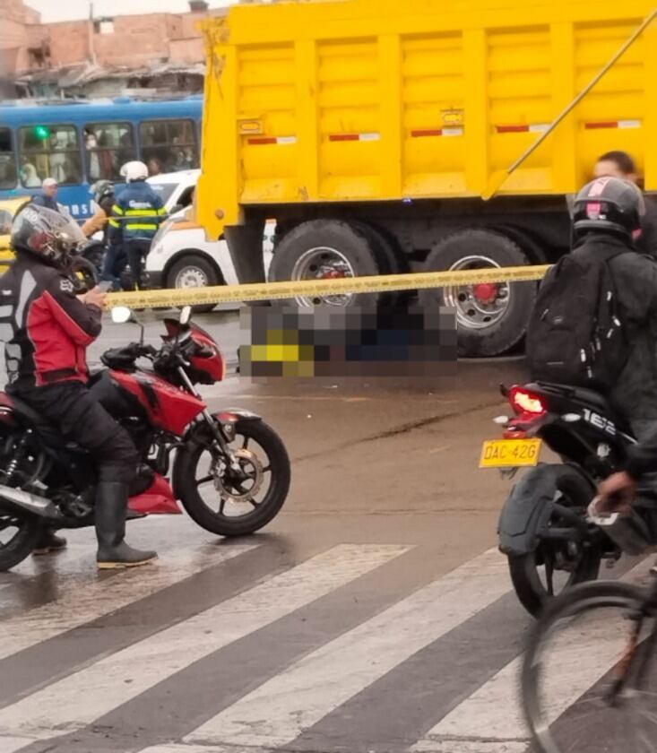 El accidente se reportó antes de las 6 de la mañana, por lo que la operación de Transmilenio en esa zona también se vio afectada - crédito Comunidad Motera