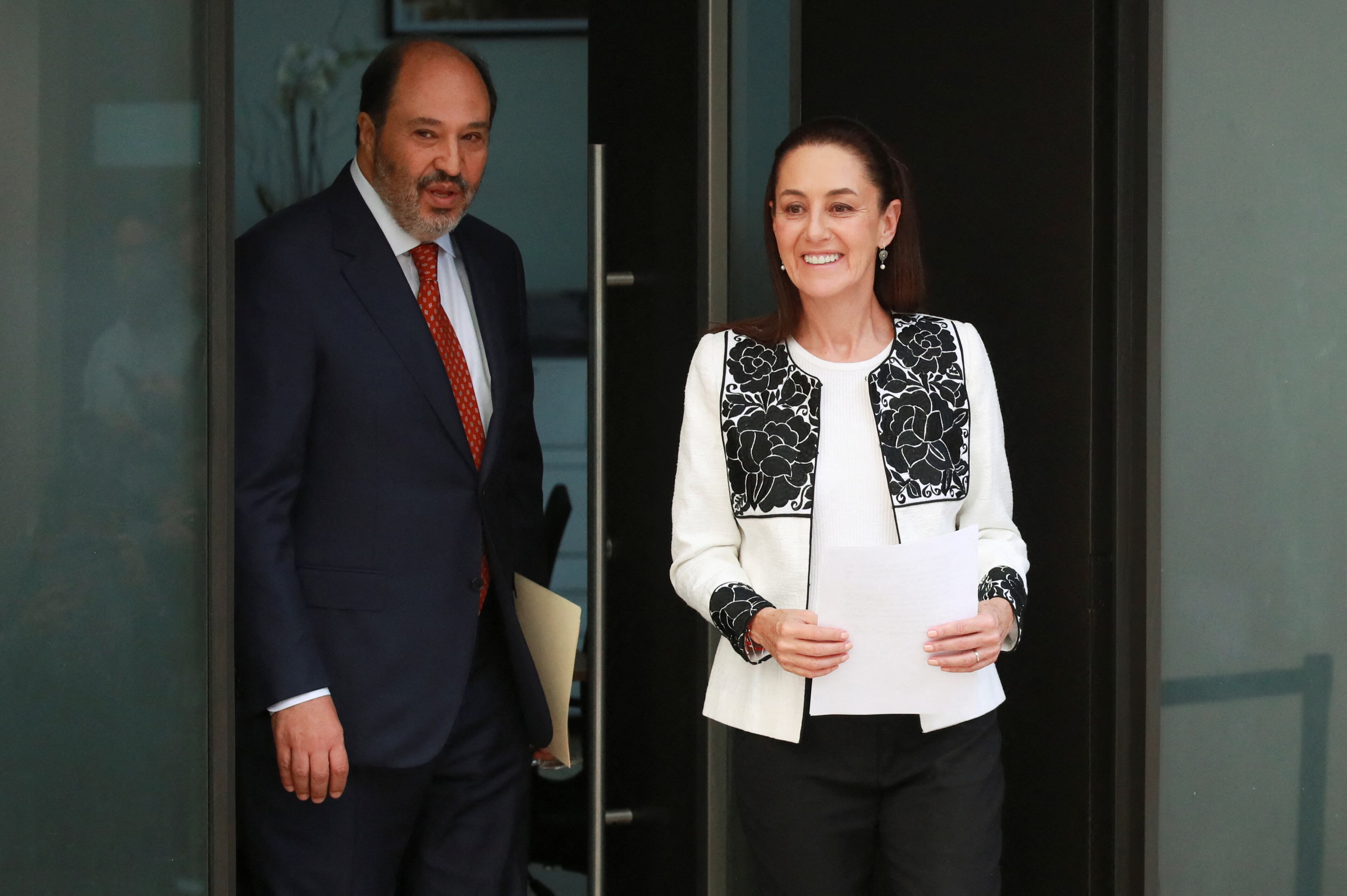 Mexican President-elect Claudia Sheinbaum arrives to an event with Lazaro Cardenas, to announce a member of her cabinet, in Mexico City, Mexico,  July 11, 2024. REUTERS/Henry Romero