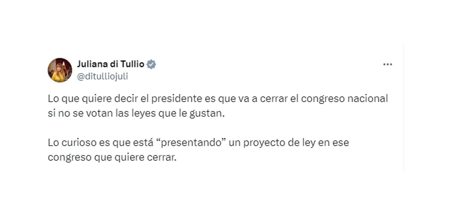 Reacciones discurso Javier Milei Presupuesto 2025