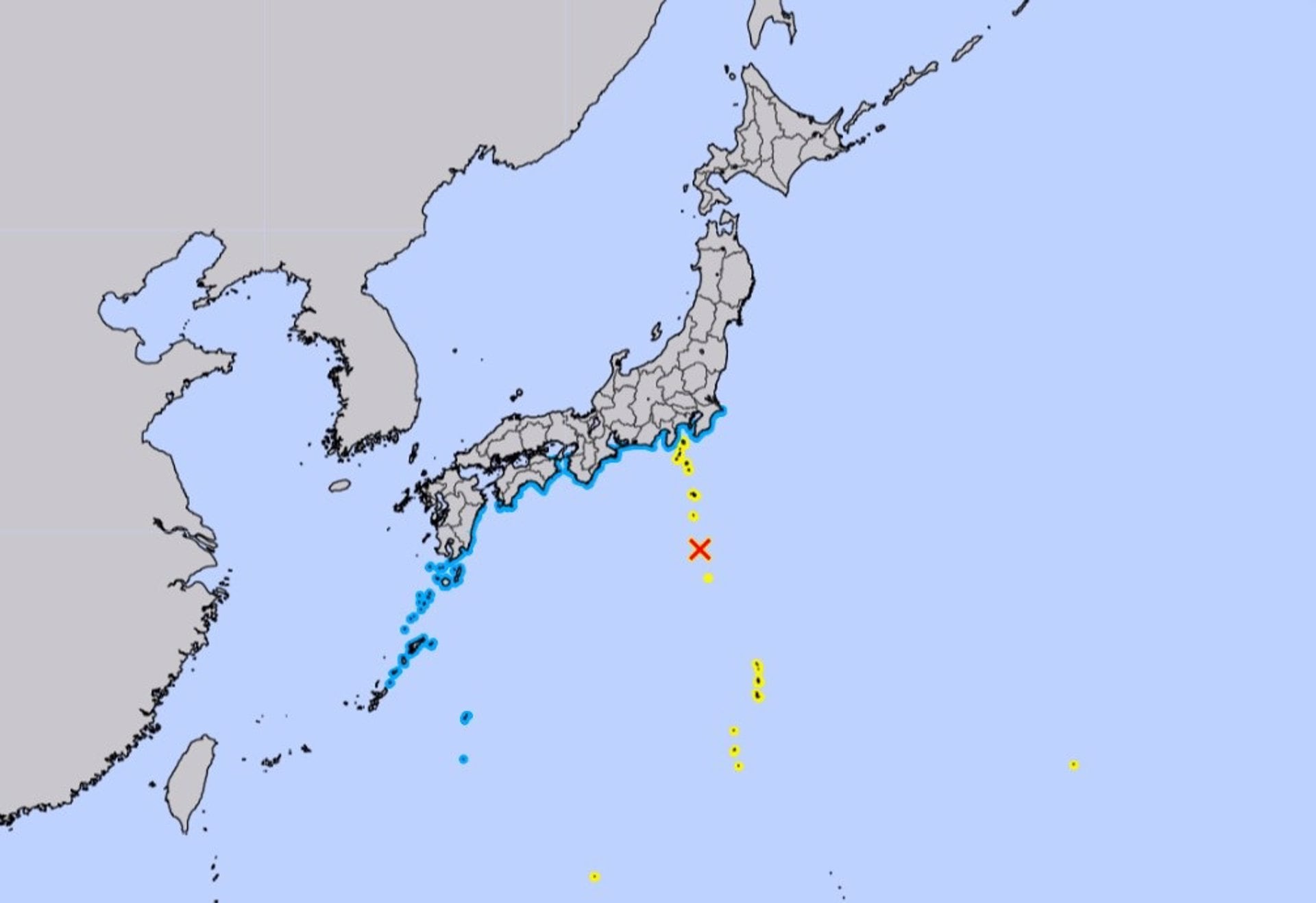 Japón cancela los avisos de tsunami para varias islas en el Pacífico tras un terremoto de 5,8