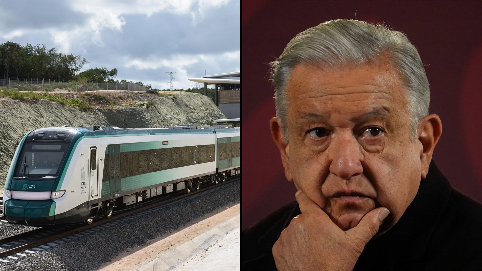 López Obrador justificó que el tren no dé servicio este fin de semana