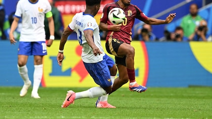 Con un gol de Kolo Muani, Francia le gana a Bélgica por el pase a los cuartos de final de la Eurocopa