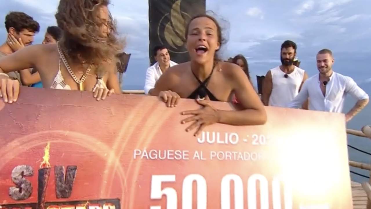 Marta Peñate en 'Supervivientes All Stars' (MEDIASET)