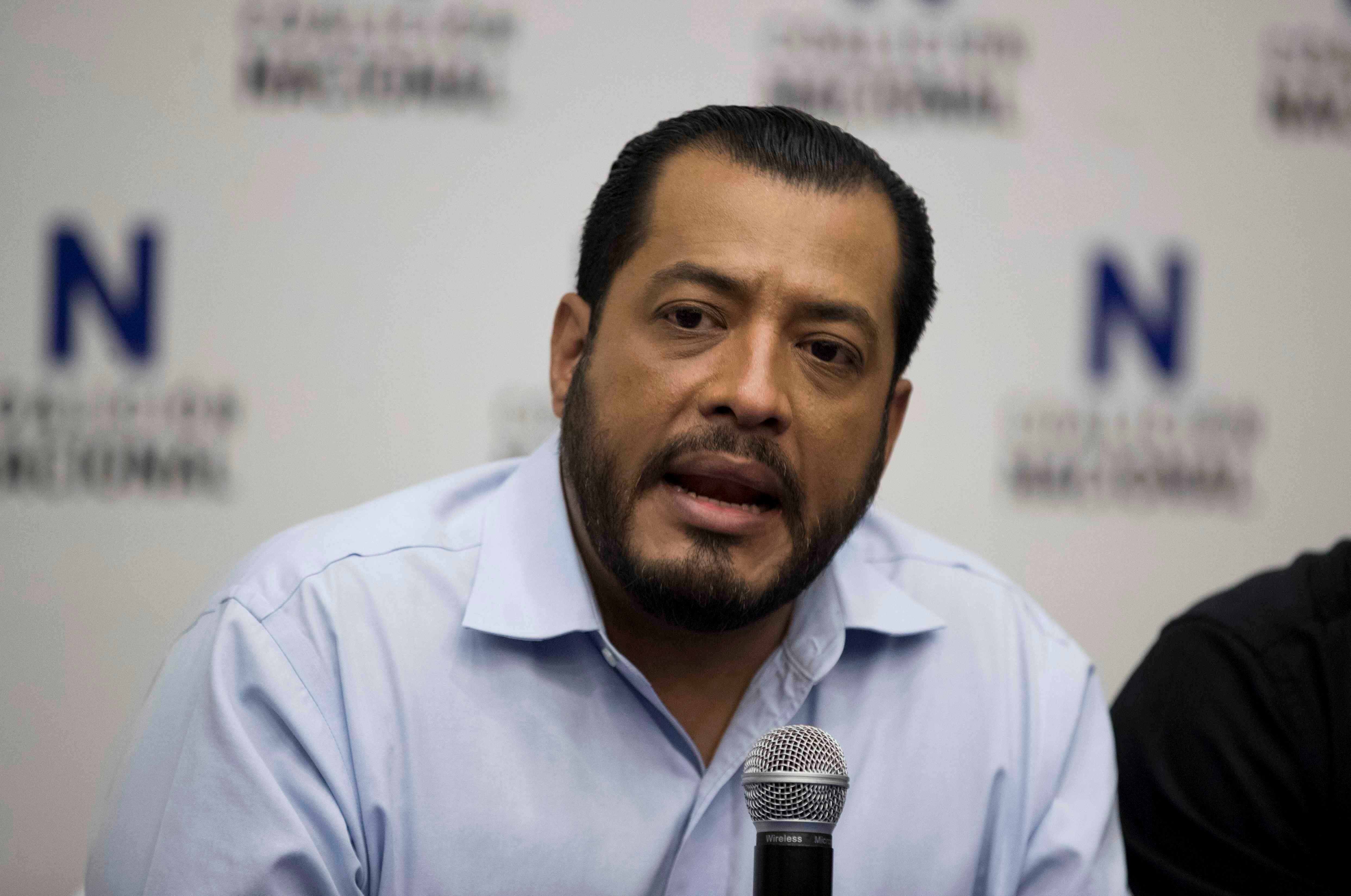 El activista exiliado Felix Maradiaga fue precandidato presidencial de Nicaragua en 2021 (EFE/Jorge Torres)