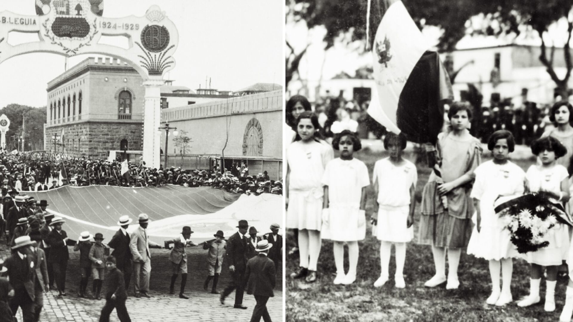 Desfile escolar - Fiestas Patrias - colegios - Augusto B. Leguía - Perú - 3 de julio