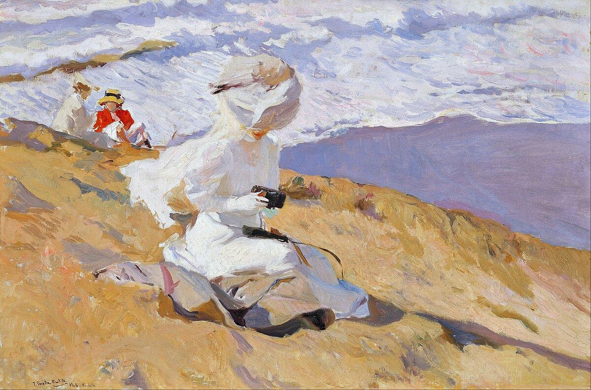 'Instantánea, Biarritz', uno de los cuadros de Sorolla que estará presente en la exposición