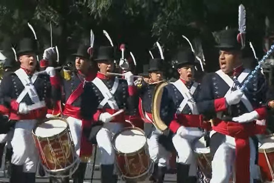 Patricios de Buenos Aires Desfile Militar 9 de julio