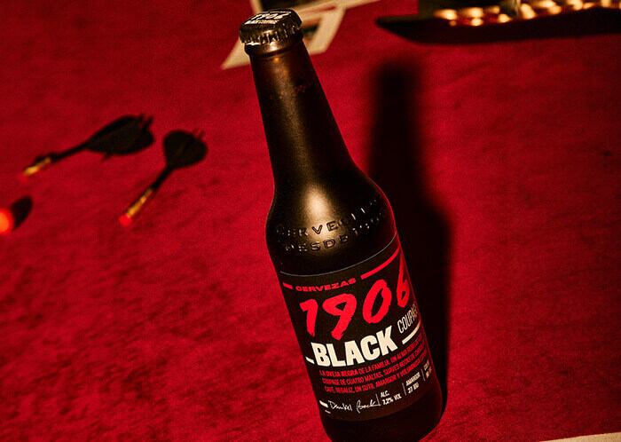 Ejemplo de 1906 Black Coupage, la mejor lager del mundo (Cervezas 1906)