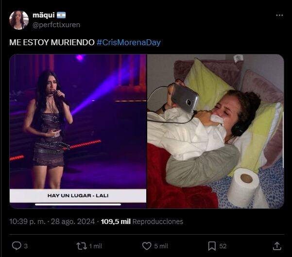 Los memes del Cris Morena Day