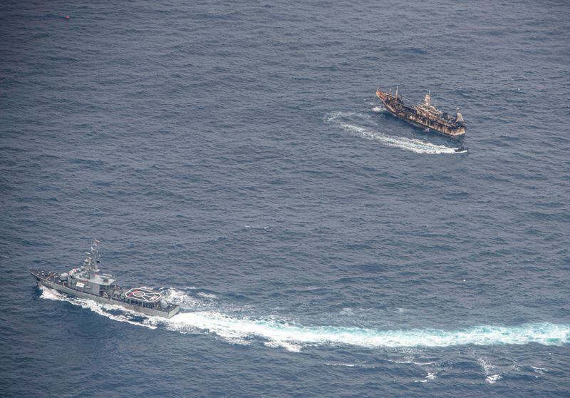 El objetivo de la jornada de ejercicios militares es combatir los delitos en alta mar. (REUTERS/Santiago Arcos)