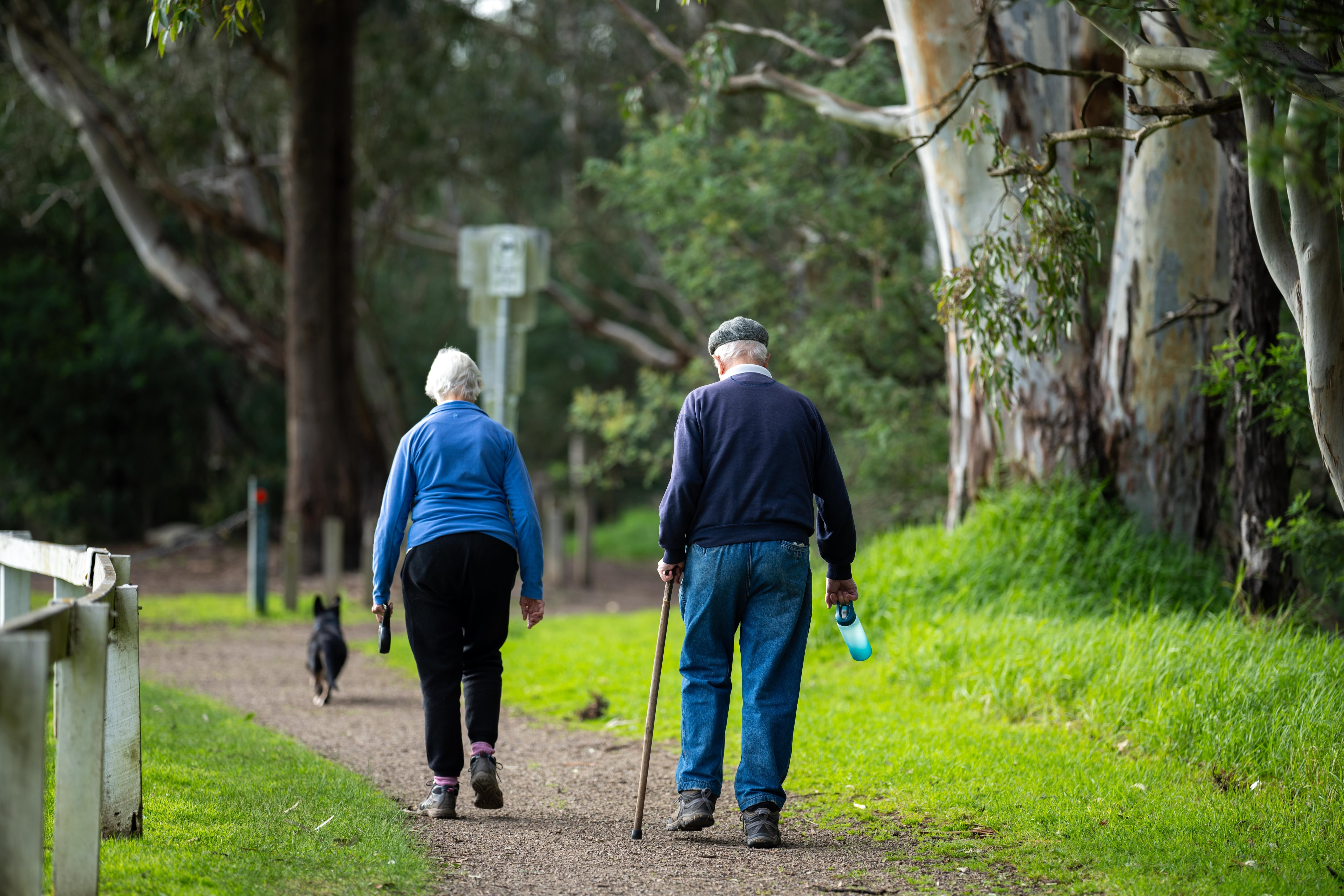 Una pareja de ancianos (Shutterstock)