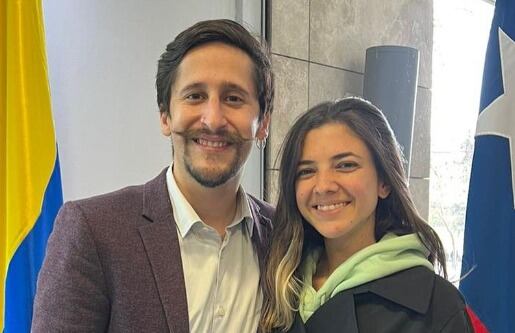 Susana Boreal y Sebastián Guanumen se encontraron