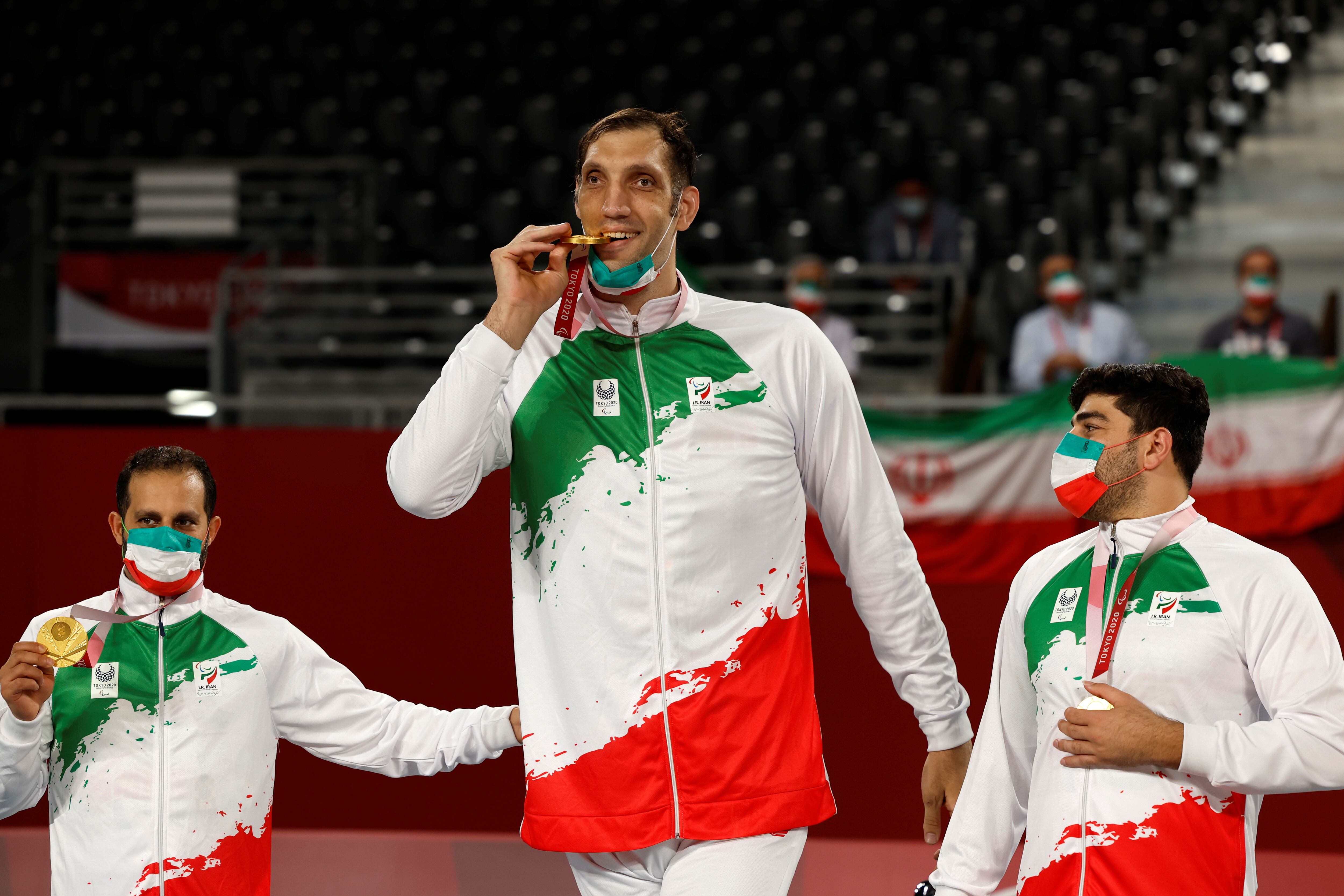 Morteza Mehrzadselakjani fue nombrado el jugador más valioso y mejor rematador en los Juegos de Tokio 2020 (REUTERS/Issei Kato)