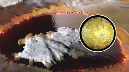 Las increíbles imágenes de los lagos de lava de una de las lunas de Júpiter