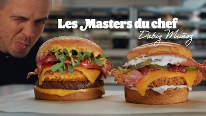Dabiz Muñoz se une a la fiebre de la comida rápida: tres hamburguesas creadas por el chef que solo se pueden probar en Francia