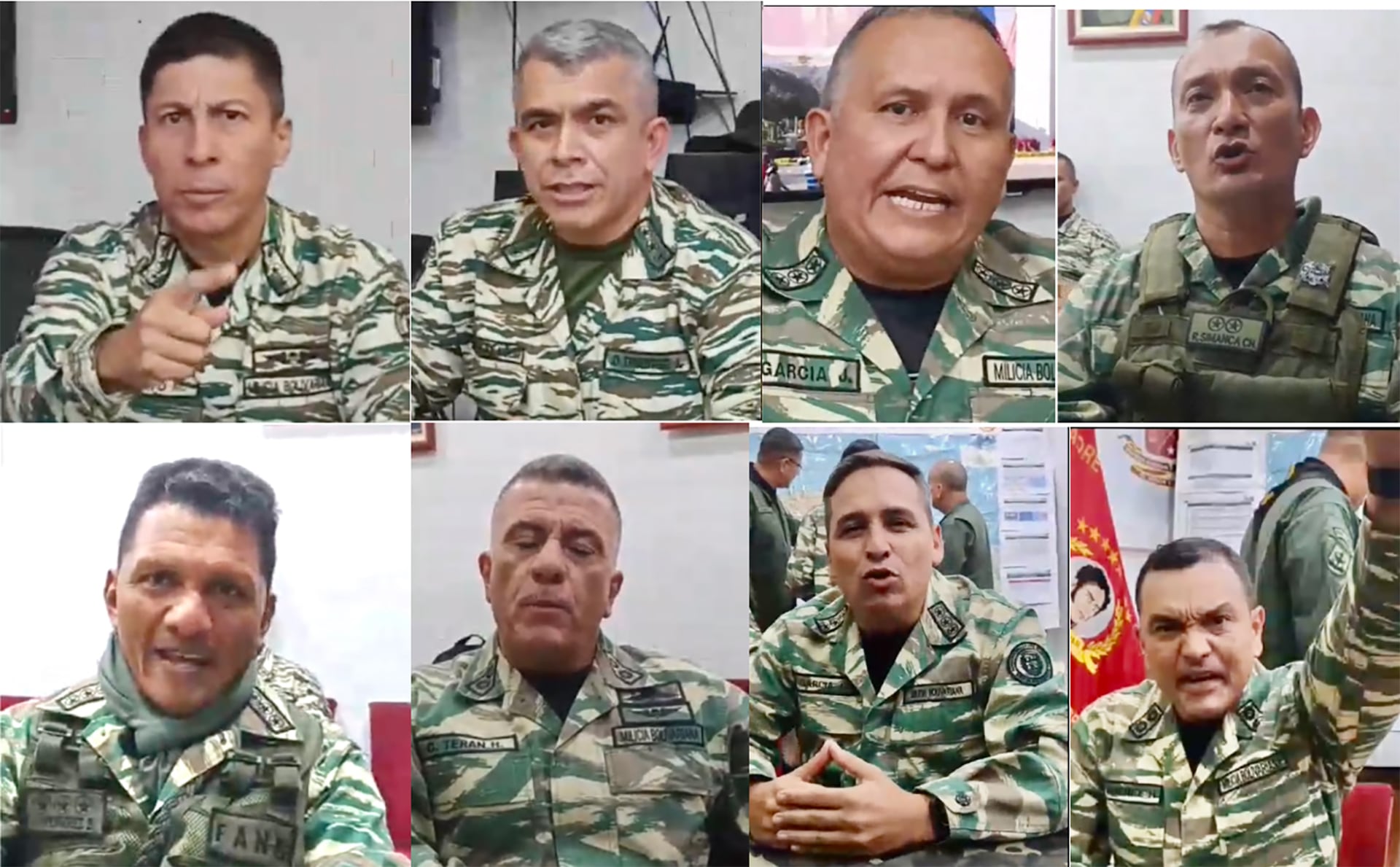 Militares venezolanos