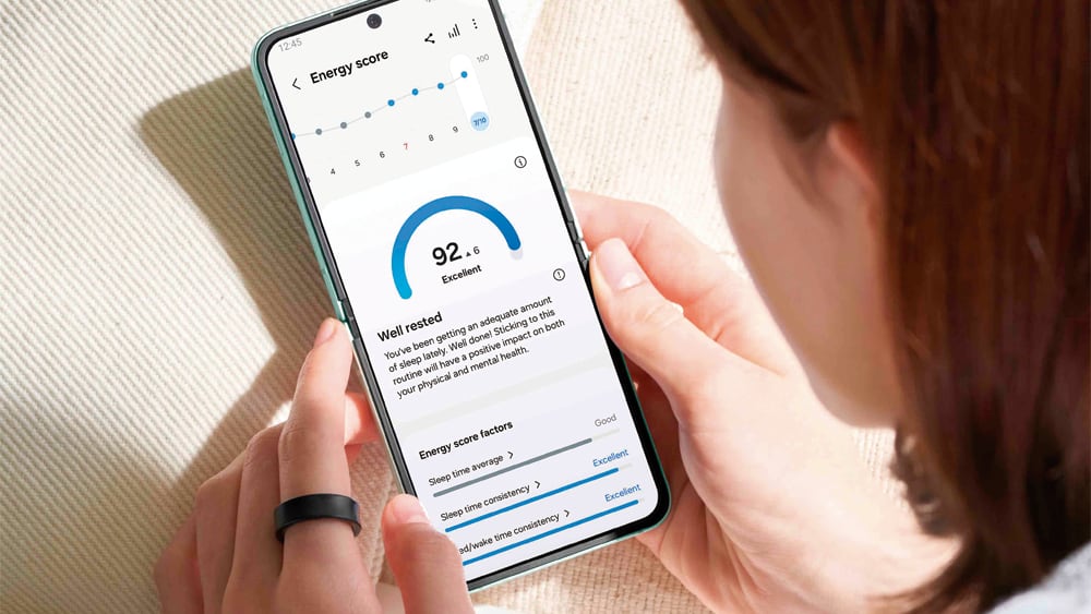 El dispositivo se integra con el celular para monitorear la salud. (Foto: Samsung)