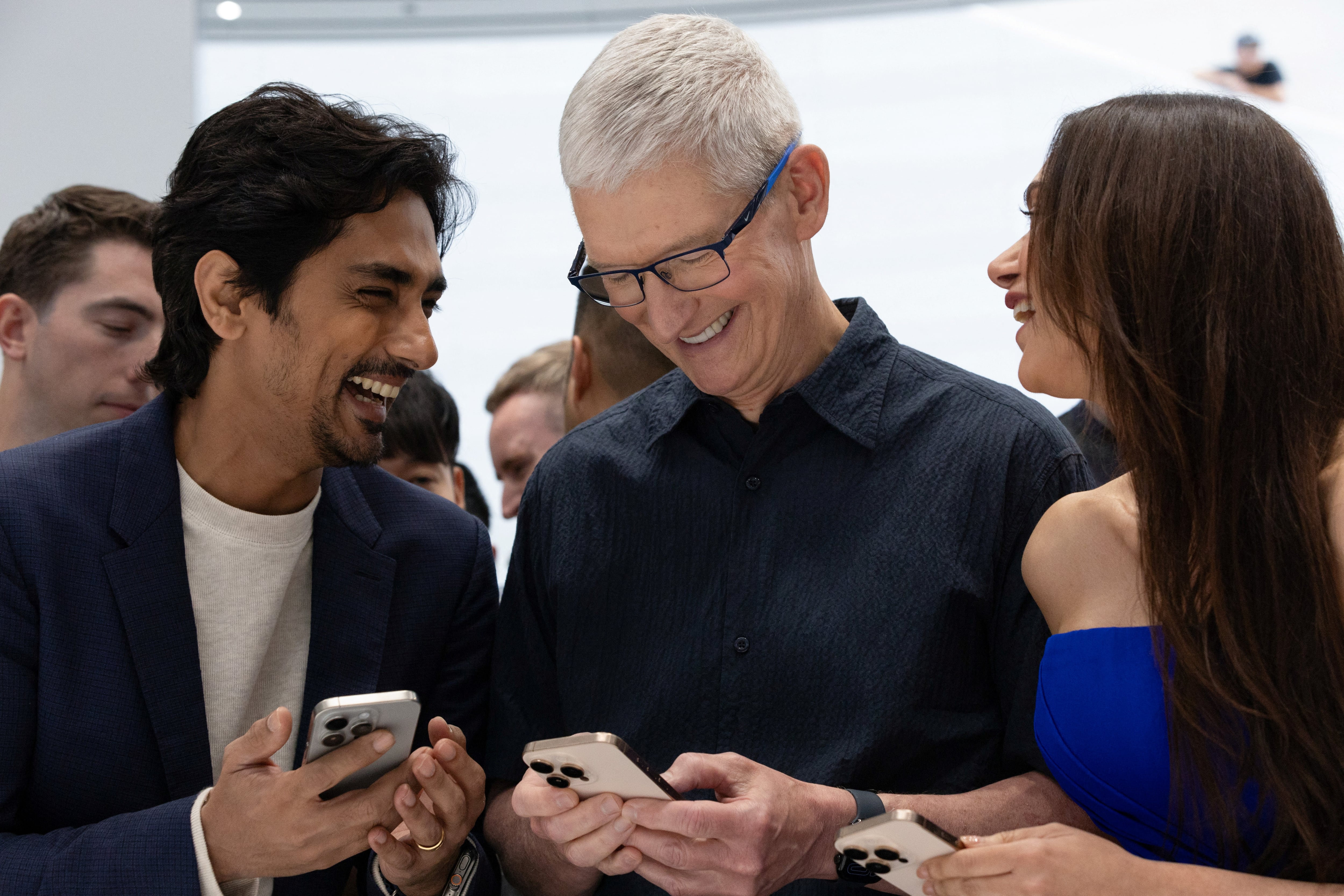 Tim Cook estuvo en la presentación de la nueva línea de iPhone. (Foto: REUTERS/Manuel Orbegozo)