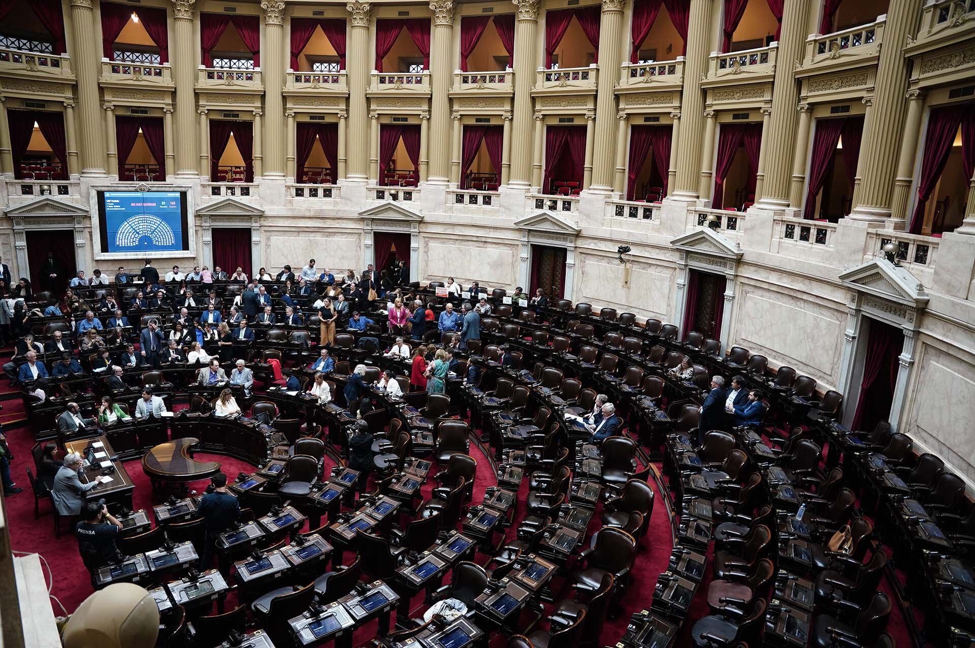 sesion jubilaciones diputados congreso