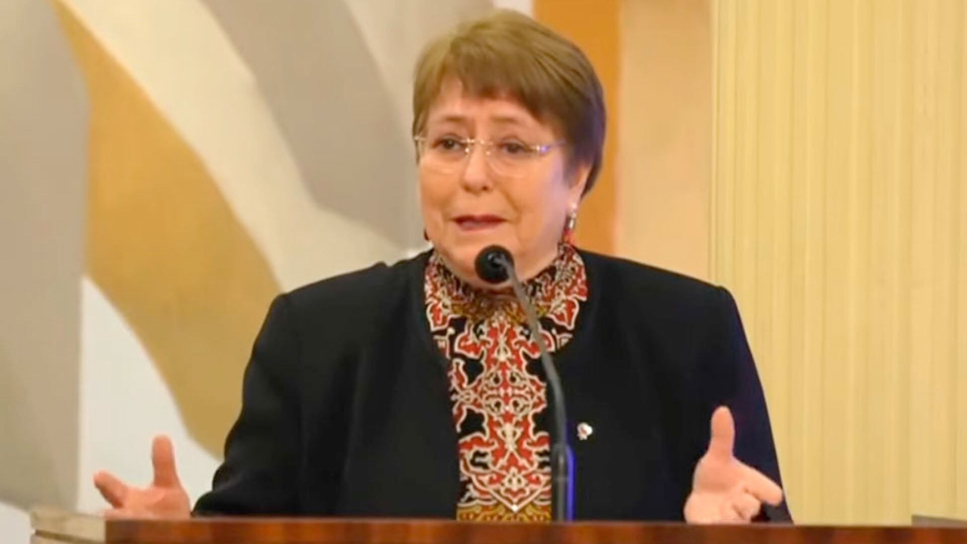 Michelle Bachelet, tajante: "No soy candidata".