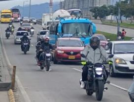 Se normalizó la movilidad sobre la autopista Sur de Bogotá - crédito Bogotá Tránsito