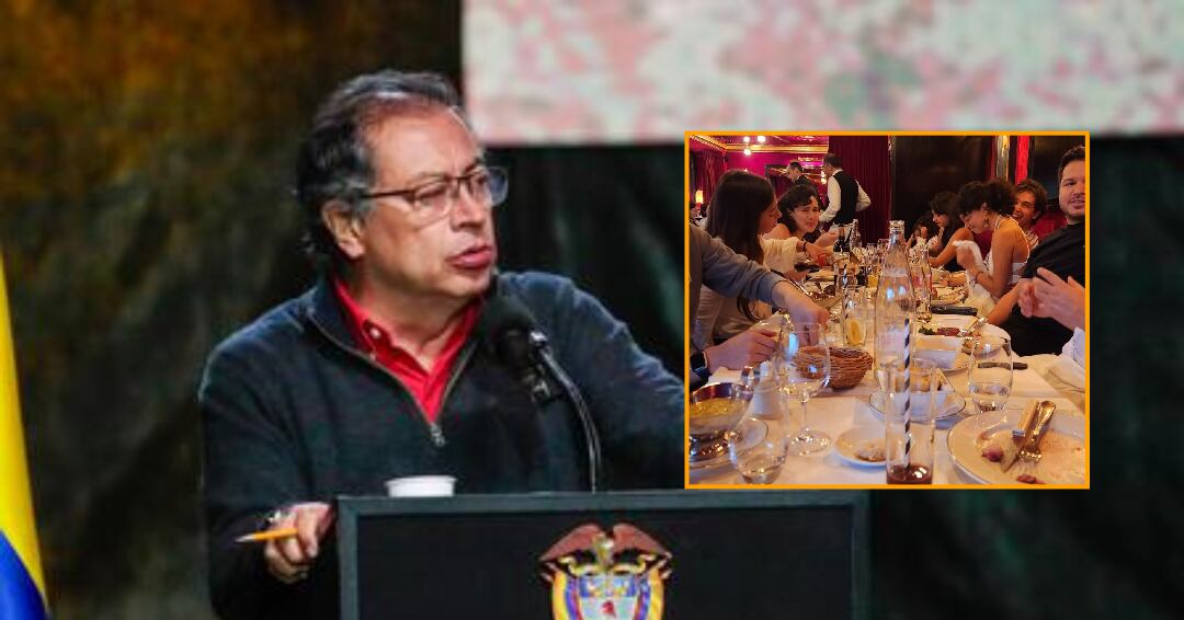 Gustavo Petro lamentó ausencia de uno de sus hijos en la celebración del cumpleaños de su nieta marsellesa - crédito Carlos Ortega/EFE y @petrogustavo/X