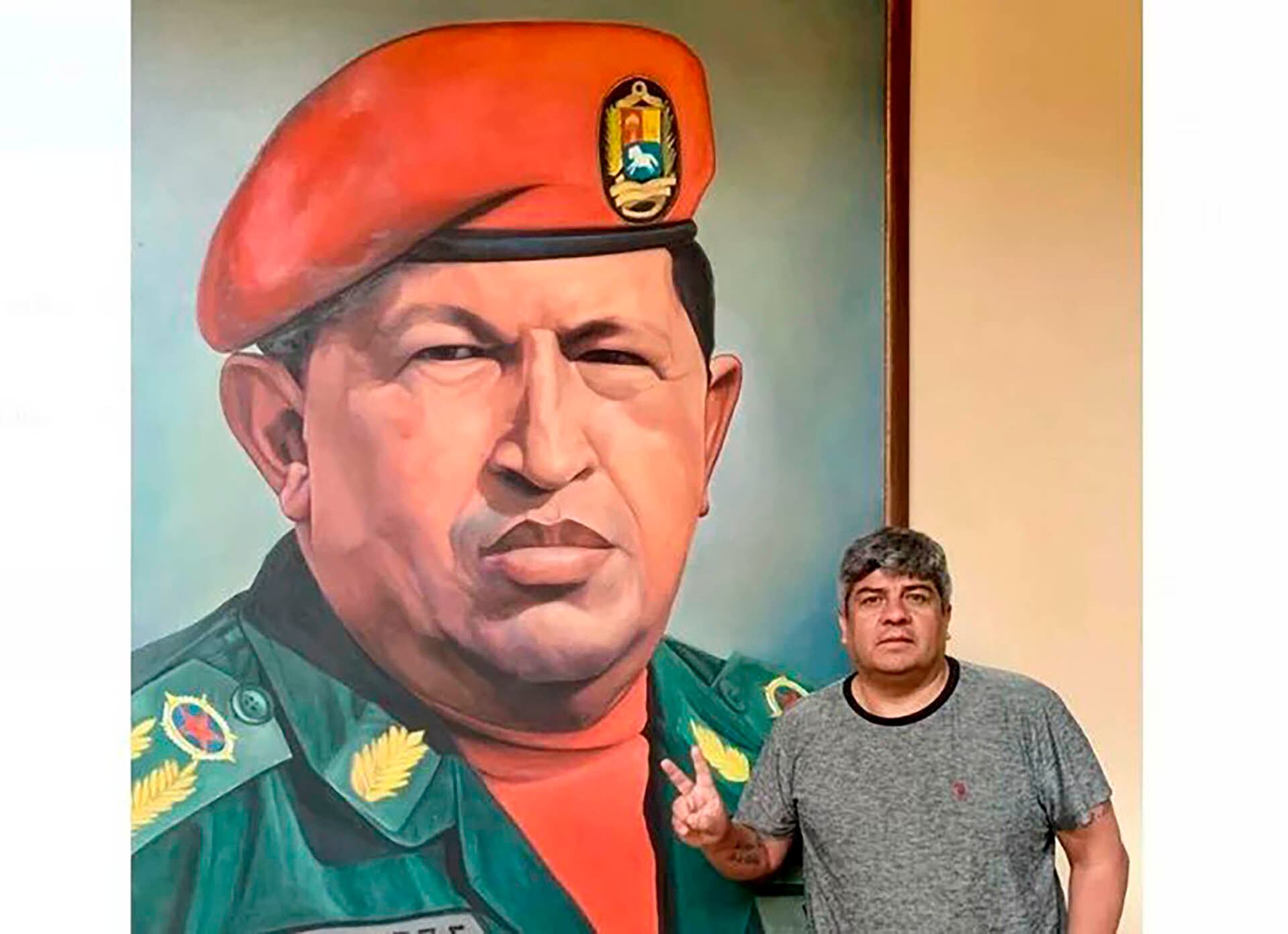 Pablo Moyano y Nicolás Maduro