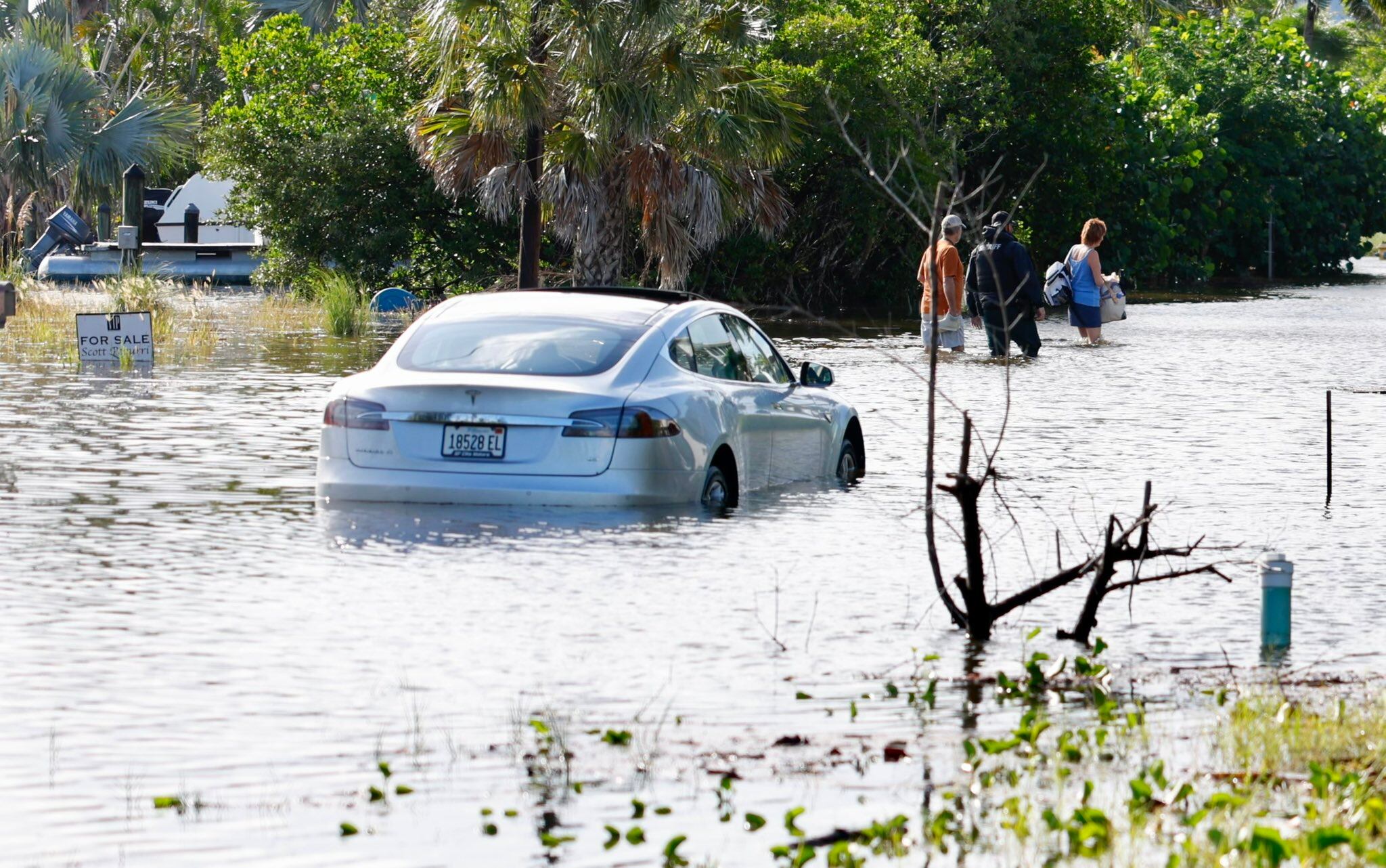 Florida: videos e imágenes de las inundaciones en Tampa y Fort Myers a causa de la marejada ciclónica de Helene  