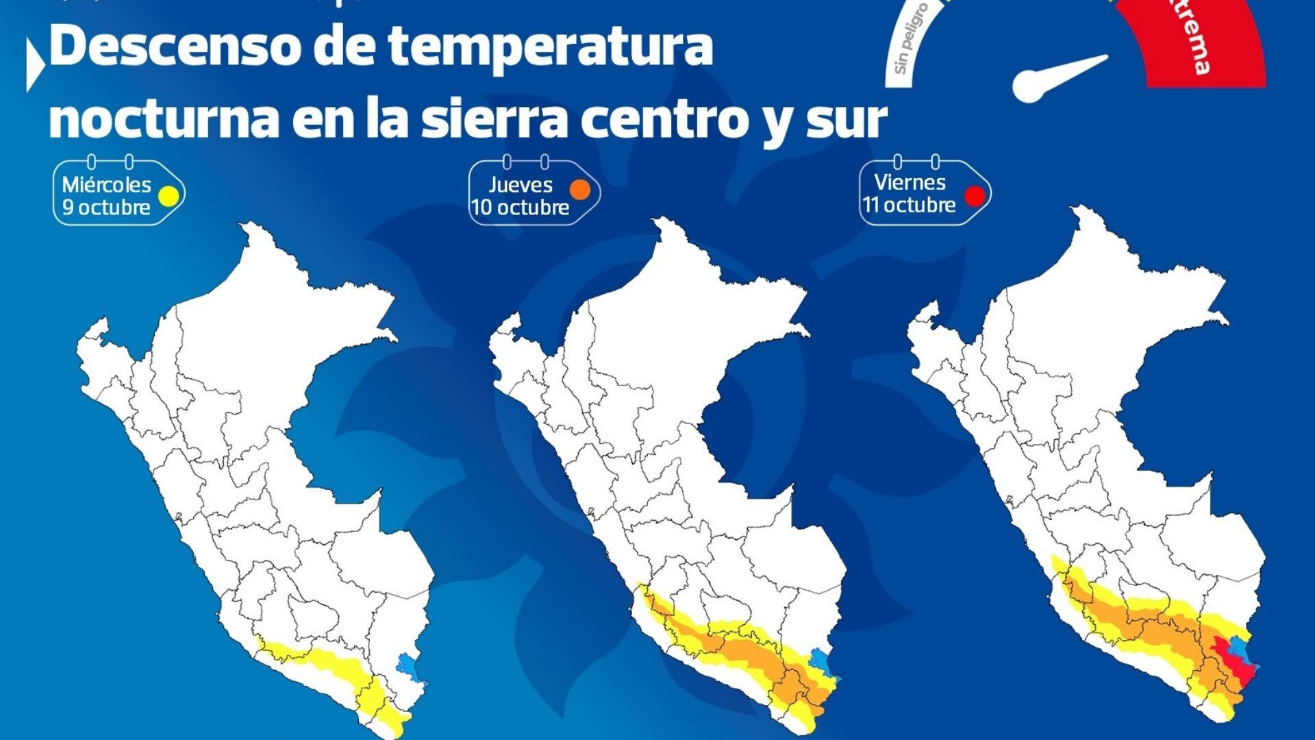 Los avisos meteorológicos son pronósticos de carácter preventivo ante eventos severos, detalló el Senamhi.