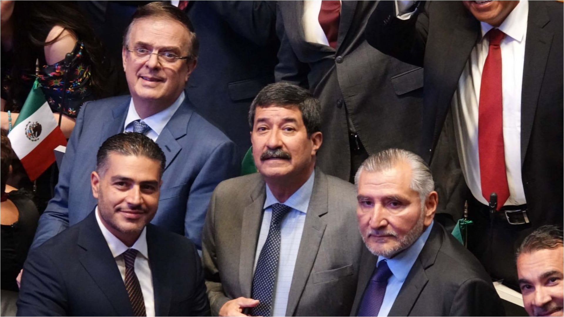 Javier Corral-Marcelo Ebrard-Omar García Harfuch-Adán Augusto López Hernández-Morena-Senado-México-29 de agosto