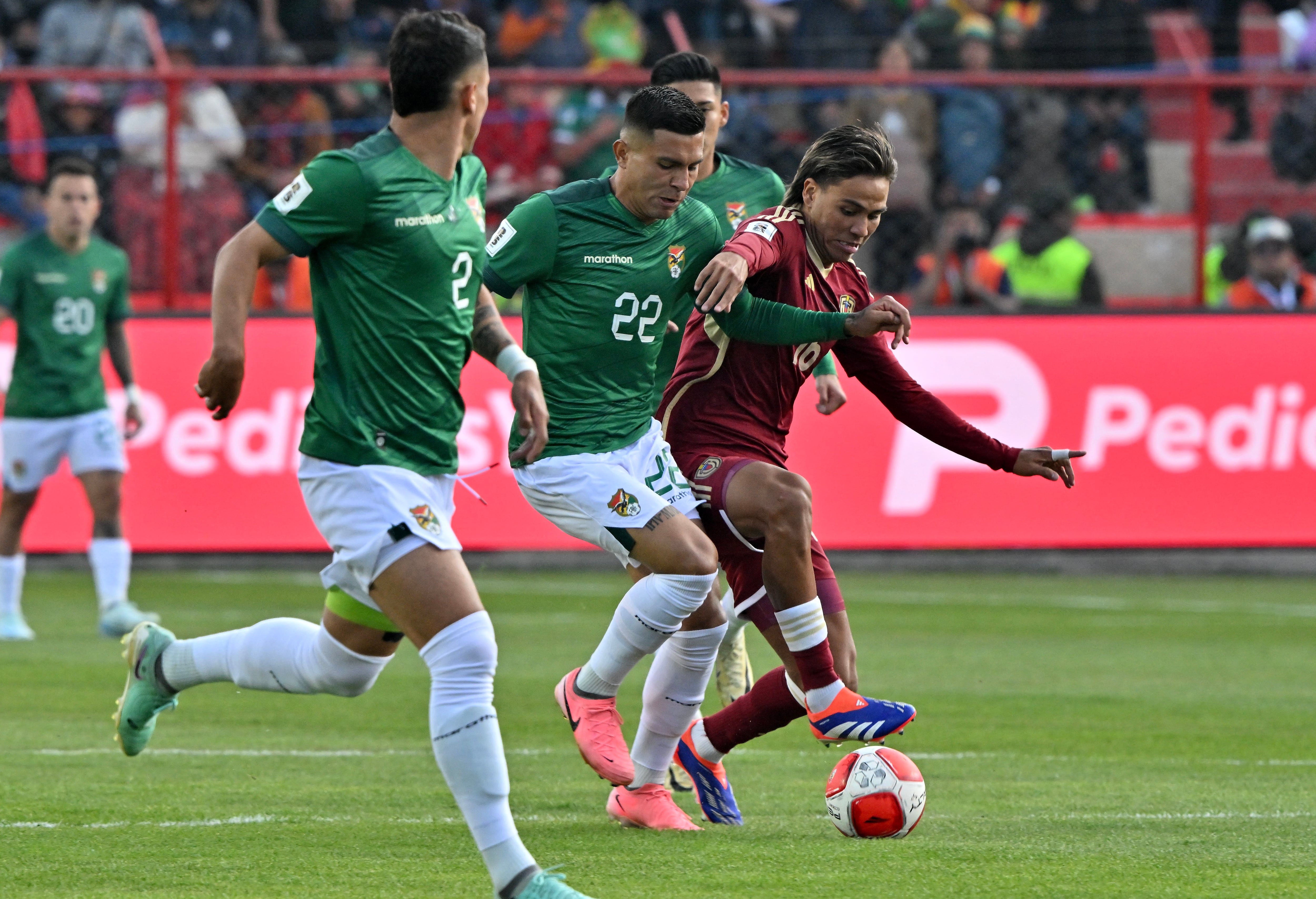 El gol de Bolivia para el 1-0 ante Venezuela