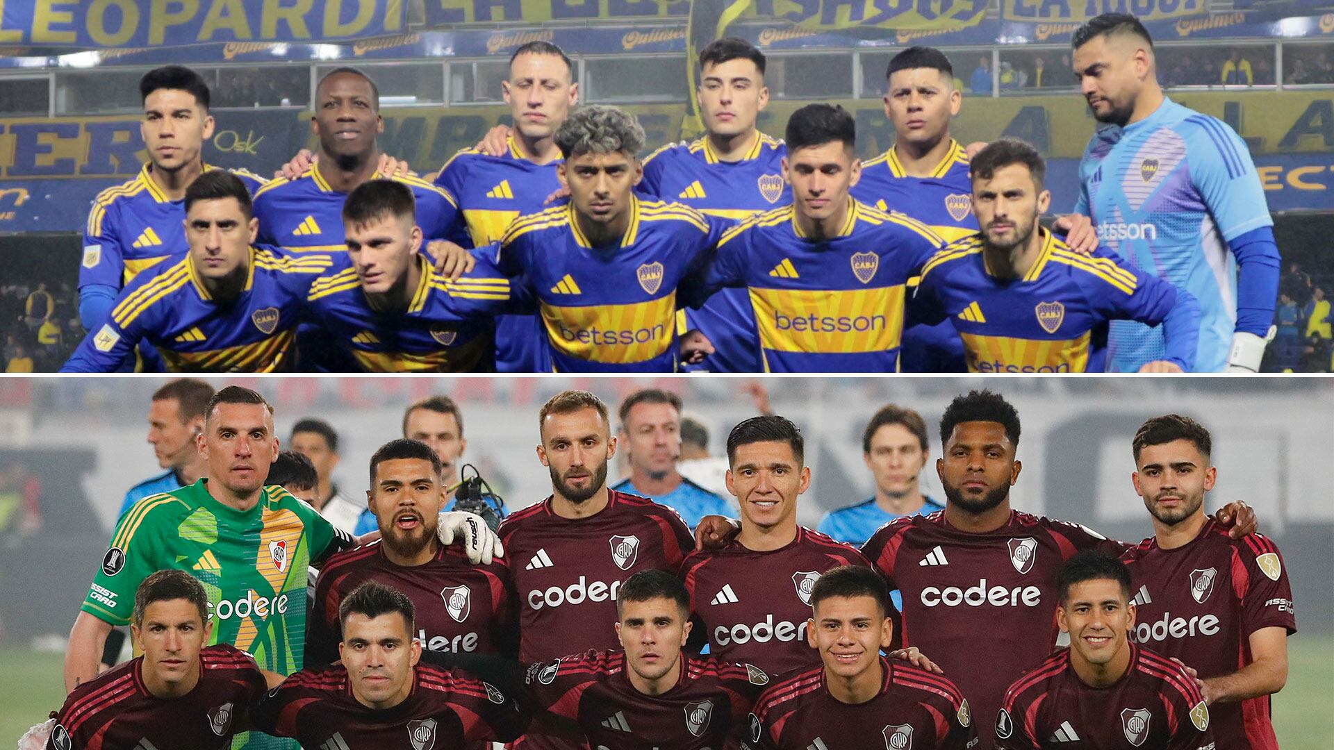 Las probables formaciones de Boca Juniors y River Plate en el Superclásico que se jugará en la Bombonera