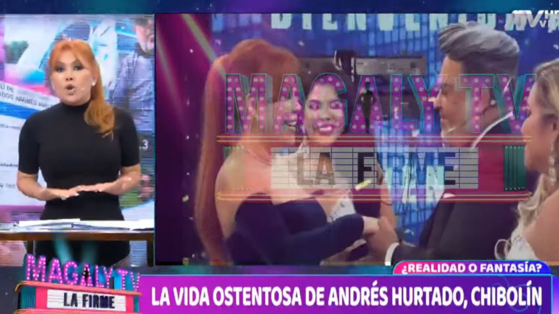 Magaly Medina envía indirecta a Rodrigo González en relación con su vista a programa de Andrés Hurtado. ATV.