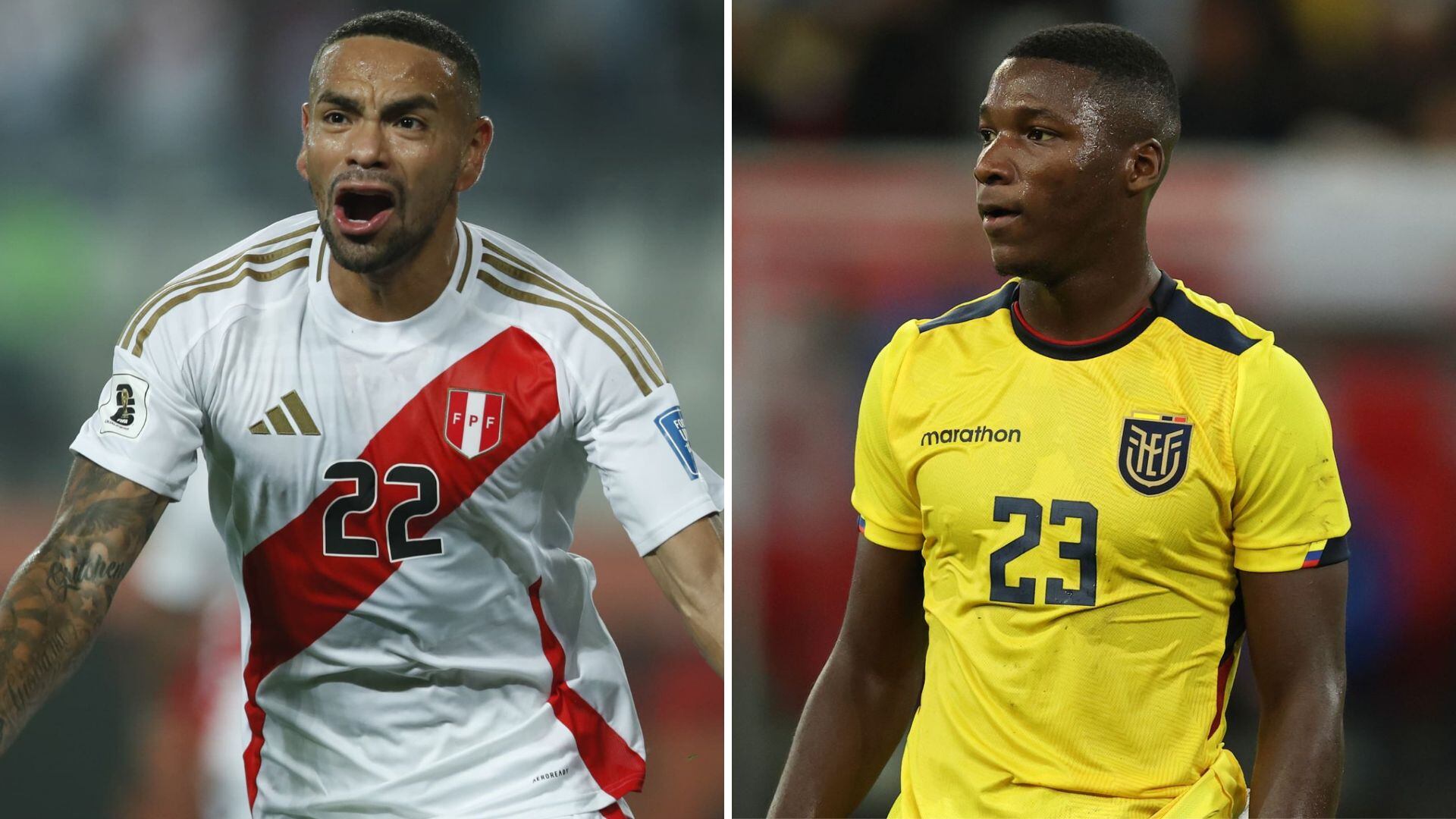 Alexander Callens y Moisés Caicedo, futbolistas a seguir en la octava fecha de Eliminatorias 2026. - Crédito: AFP