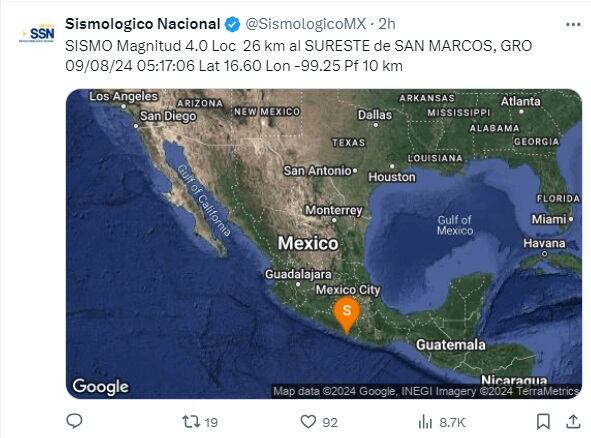 sismo guerrero