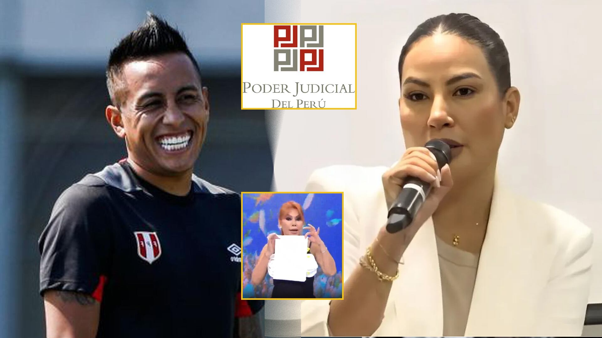 Christian Cueva pide revocar medidas de protección a favor de Pamela López. (Captura: Magaly TV La Firme)